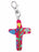 Multiple Blessings Comforting Clay Cross Pink Keychain