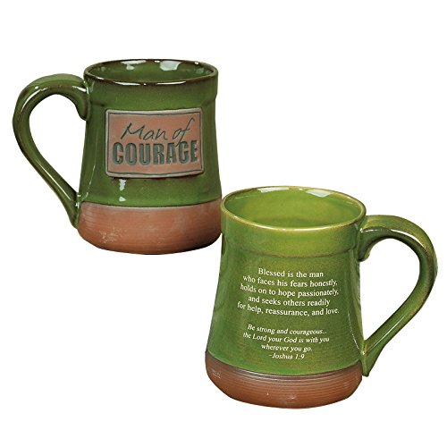 Man of Courage Pottery Mug