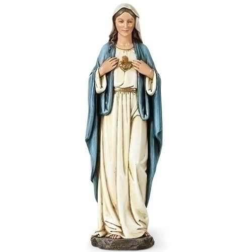 Immaculate Heart of Mary 10" Statue