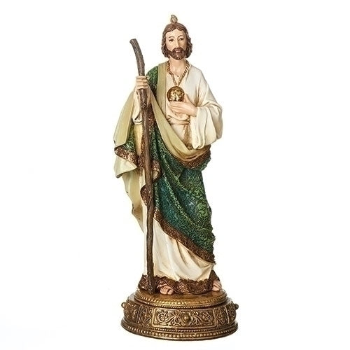 St. Jude statue 10.75" w/drawer