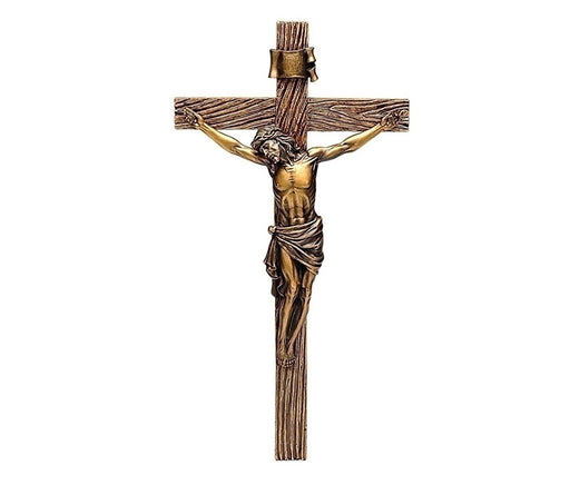 Antique Gold 13.25" Crucifix