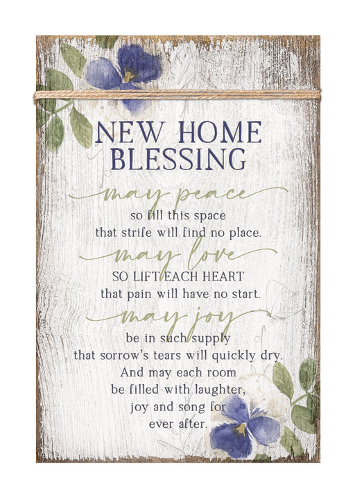 New Home Blessing 6x9 Plaque
