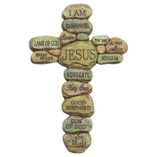 Names of Jesus Resin Wall Cross