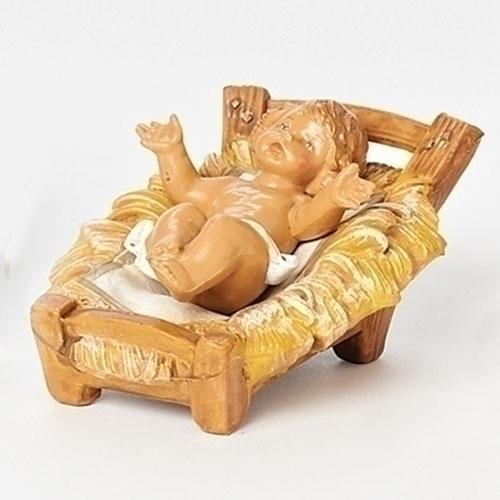 Classic Baby Jesus with Manger 5" Fontanini