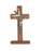 Walnut Holy Spirit Tabletop Crucifix 6"