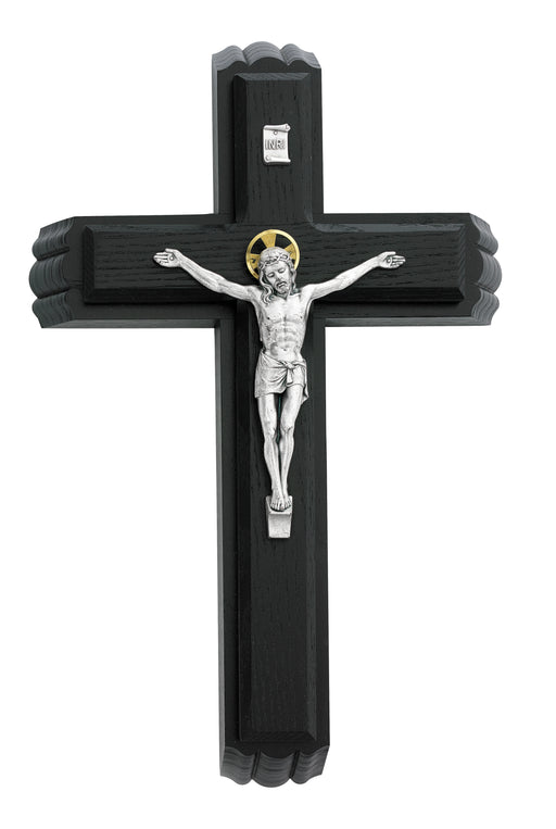 Black Wood Sick Call Crucifix