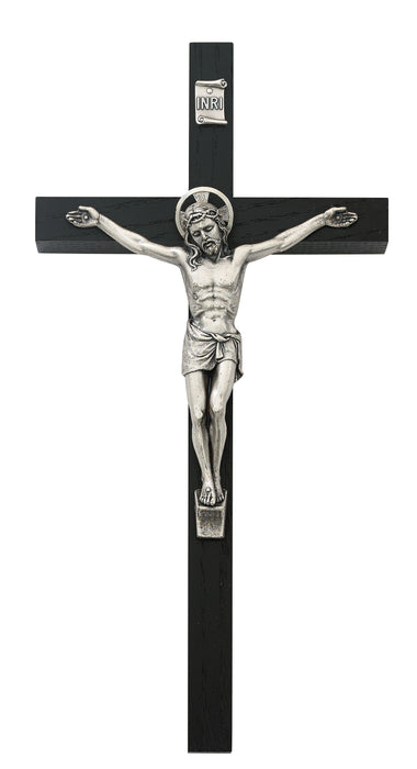 Black Wood 8" Crucifix