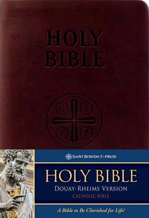 Douay-Rheims Bible (Burgundy Leatherette)