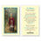St. Hubert Laminated Holy Card