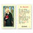 St. Benedict Laminated Holy Card