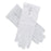 First Communion Satin Gloves W/ Pearl Cross