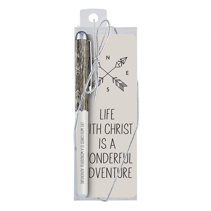 Life With Christ Is a Wonderful Adventure Pen & Bookmark