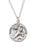 St. Michael Medal w/ 18" Chain - Sterling Silver