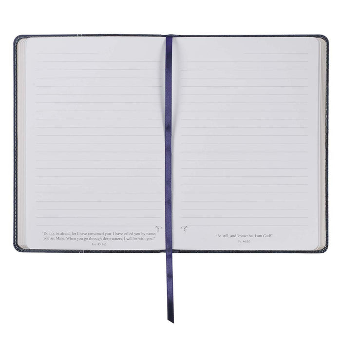 Trust in the Lord Navy Faux Leather Journal