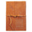 Wings of Eagles Saddle Tan Full Grain Leather Journal with Wrap Closure