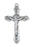 Ornate Crucifix Medal w/ 24" Chain - Sterling Silver