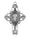 Miraculous Medal Cross w/ 20" Chain - Sterling Silver