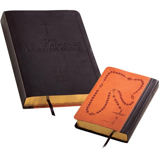 New Catholic Answer Bible NAB Black Leather