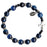 Genuine Blue Agate Rosary Bracelet 8mm