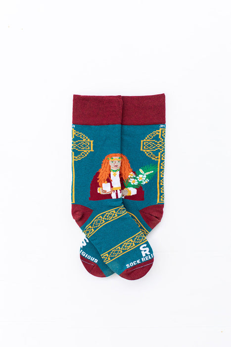 Sock Religious St. Dymphna Socks