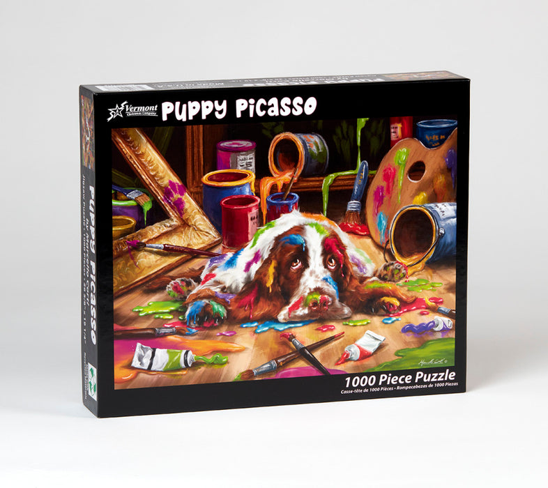 Puppy Picasso Jigsaw Puzzle