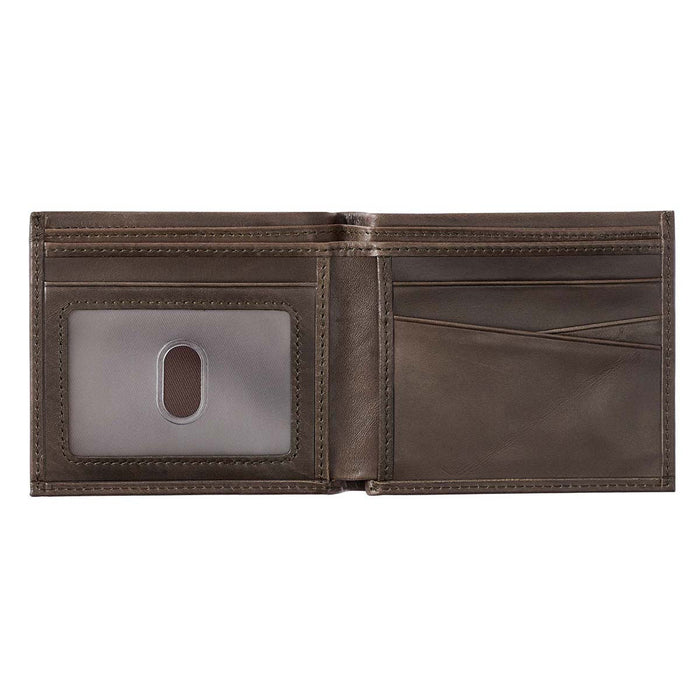 With God All Things Are Possible Brown Genuine Leather Wallet