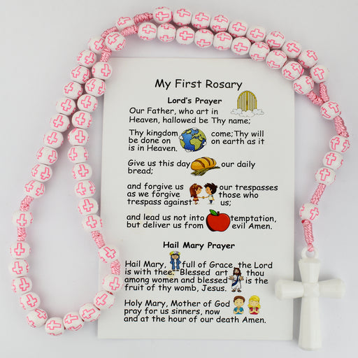 Kid's My First Rosary (Pink)