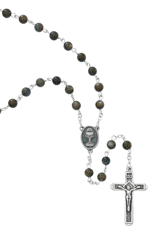 River Rock 6mm First Communion Rosary