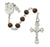 Brown Wood 6mm First Communion Rosary