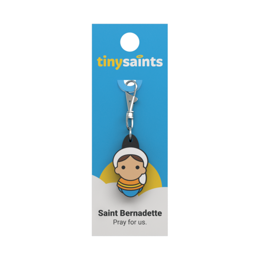 Tiny Saints Charm - St. Bernadette