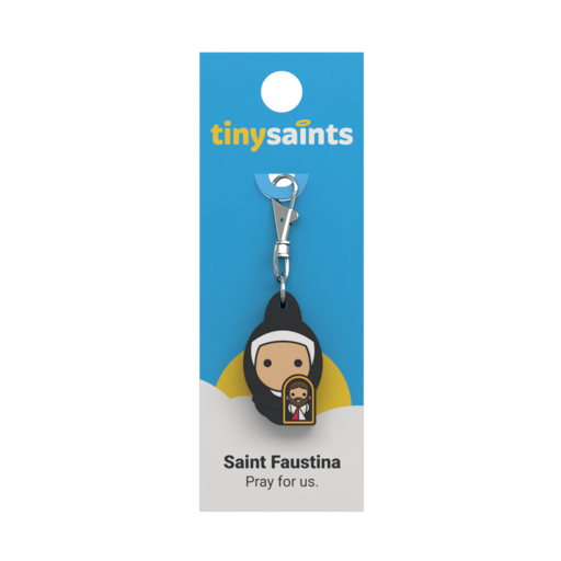 Tiny Saints Charm - St. Faustina