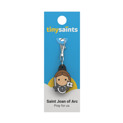 Tiny Saints Charm - St. Joan of Arc