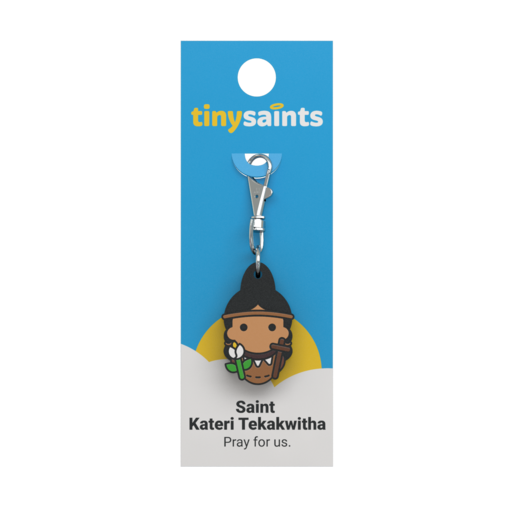 Tiny Saints Charm - St. Kateri Tekakwitha