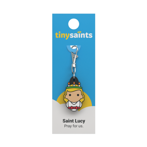 Tiny Saints Charm - St. Lucy