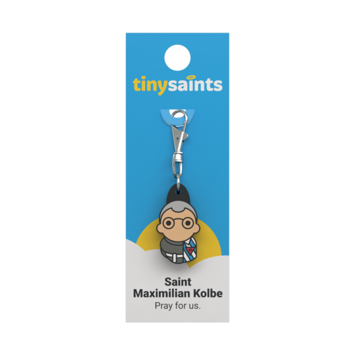 Tiny Saints Charm - St. Maximillian Kolbe