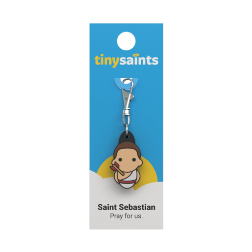 Tiny Saints Charm - St. Sebastian