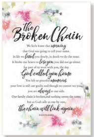 Broken Chain Plaque 6x9