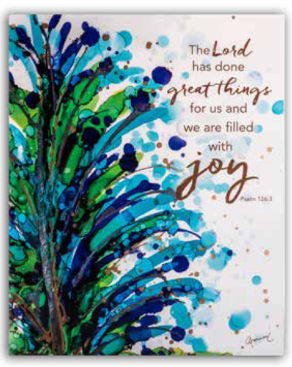 The Lord has Done Great Things Plaque 8x10