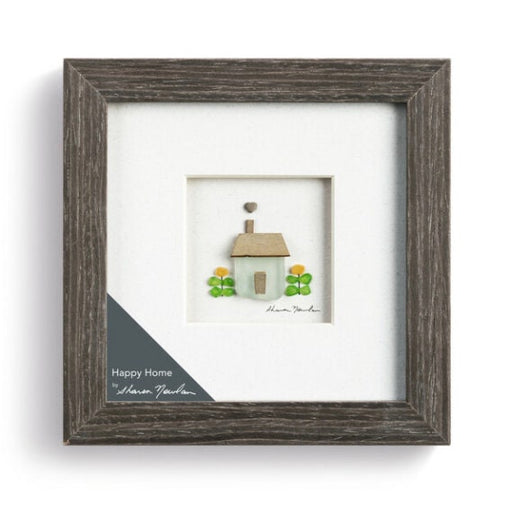 Happy Home Pebble Art by Sharon Nowlan
