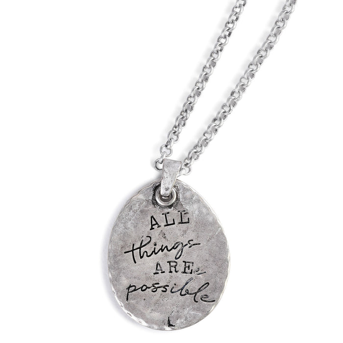 She Inspires Pendant - You Can Do Amazing Things