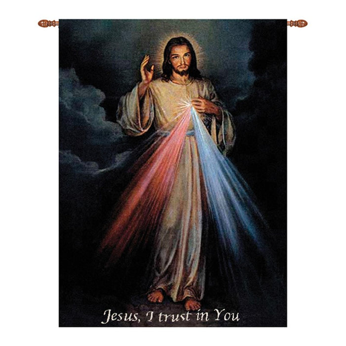 Divine Mercy Wall Hanging Tapestry