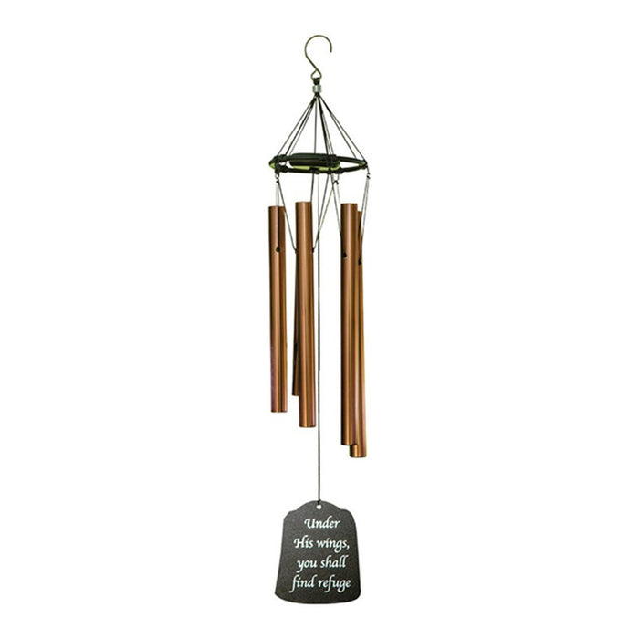 Under His Wings Windchime 30"