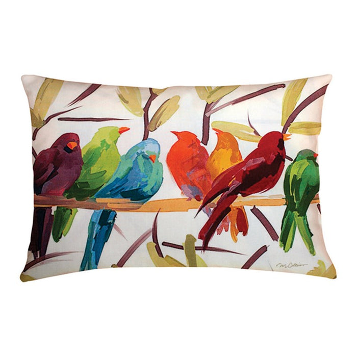 Flocked Together Climaweave Pillow