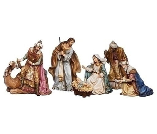6 pc. Nativity Scene with Three Kings