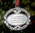 Merry Christmas from Heaven Ornament - Silver