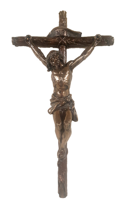 16" Wall Crucifix (Bronze)