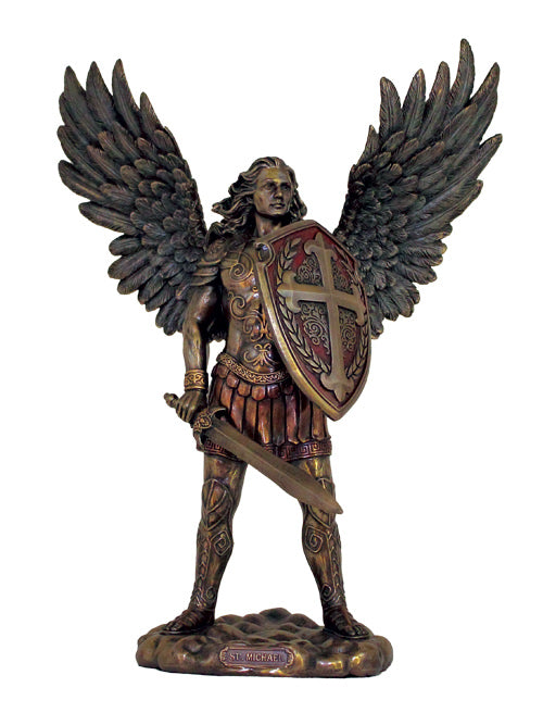 St. Michael 11" Statue (Bronze)