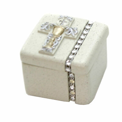 First Holy Communion Keepsake Box w/ Gems and Chalice Design